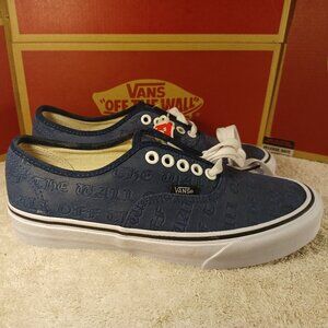 VANS Men's 6.5/Women's 8  Authentic Dress Blues Deboss OTW Suede VN0A348A3YO
